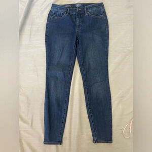 NYDJ Women’s Blue Skinny Lift N Tuck Blue Jeans Size 4